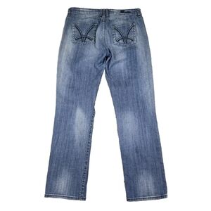 Kut From The Kloth Jeans Womens 8 Mid Rise Straight Leg Medium Wash Stretch